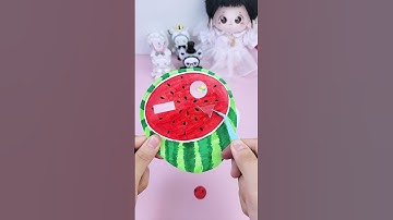 Mô Hình Đồ Chơi Trái Cây 3DTương Tác Bằng Giấy // Quyển Sách Nhỏ