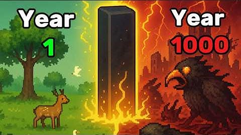 What Happens When You Leave A World ALONE With MONOLITHS For 1000 YEARS?