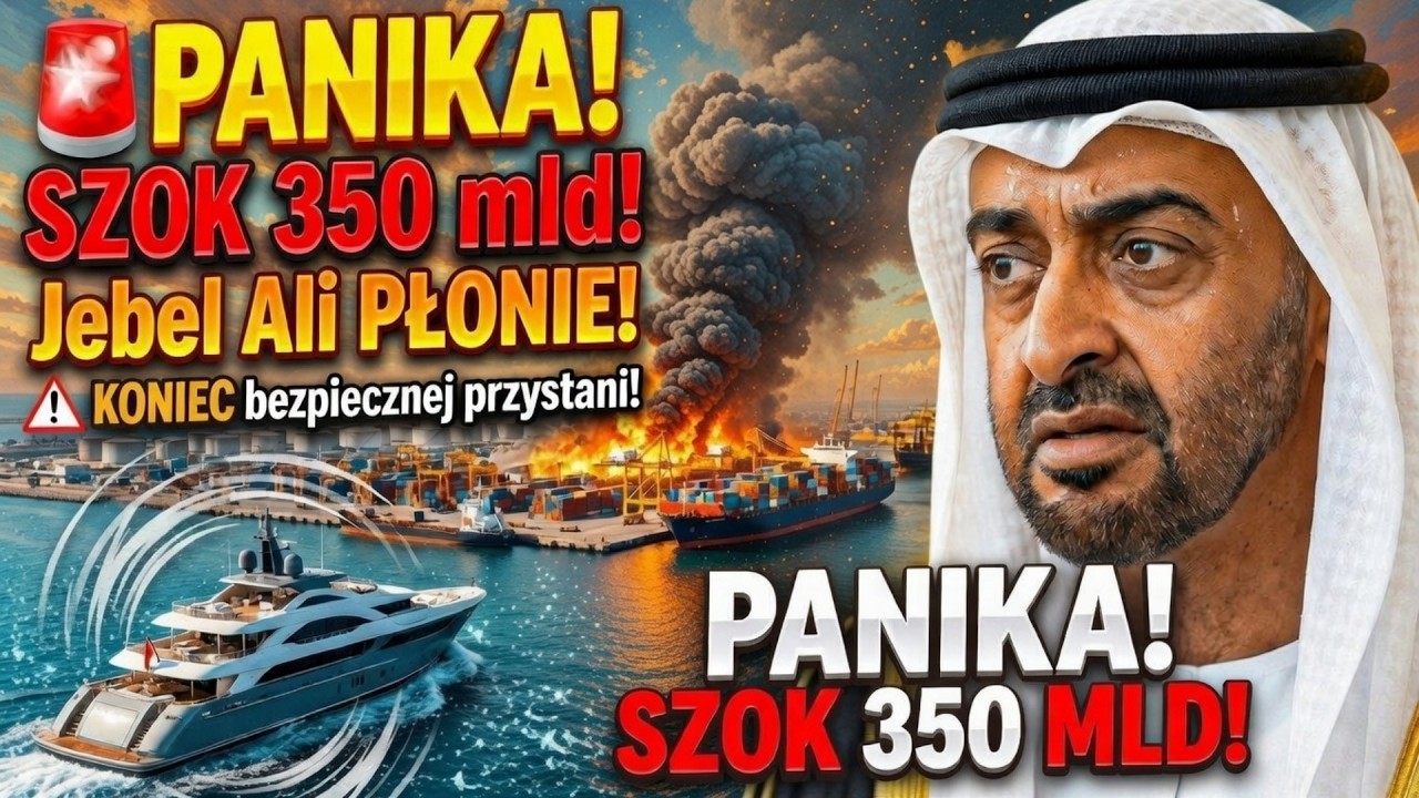 🚨 PANIKA! SZOK 350 mld! Jebel Ali PŁONIE! KONIEC bezpiecznej przystani!