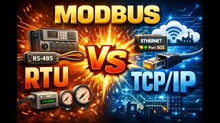 Modbus RTU vs Modbus TCP/IP | Real Difference Explained for Automation Engineers