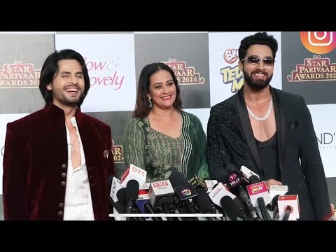 Salman Shaikh in Star Parivaar Award 2024 | Aditya Kapoor | red carpet | Jhanak | Jaswir Kaur Jassi