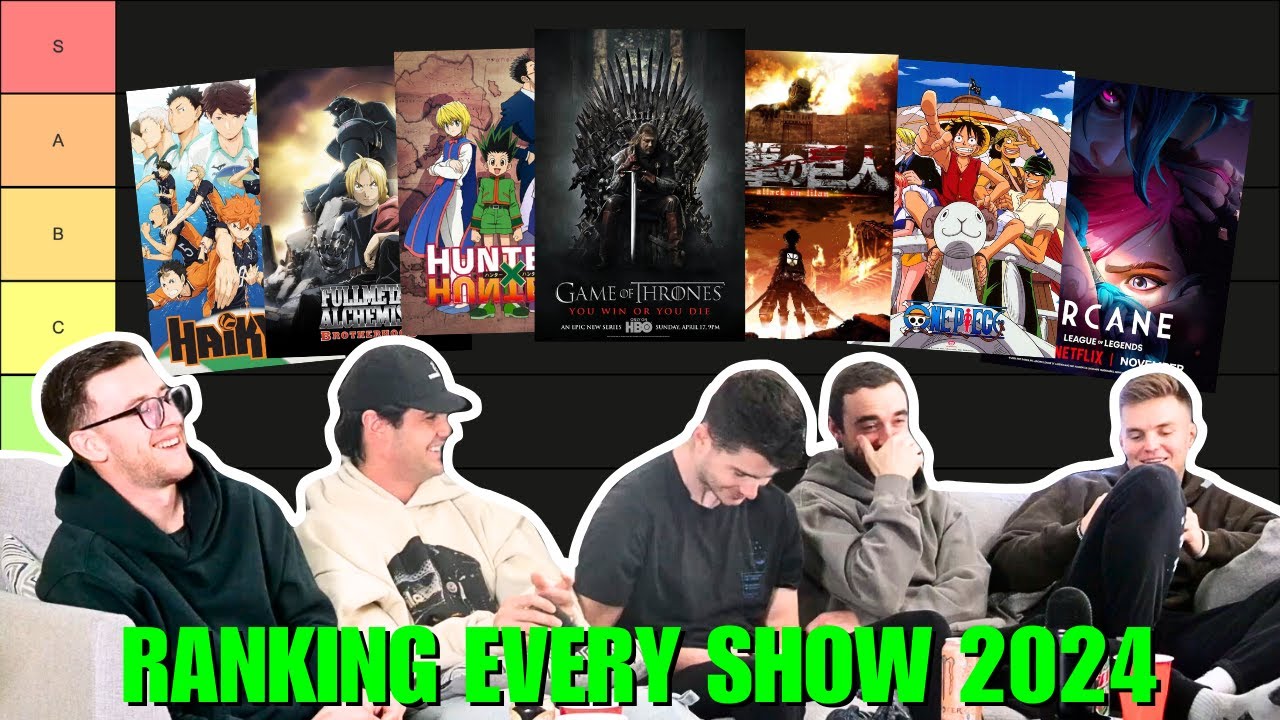 Ranking EVERY Show We Watched In 2024 - YouTube