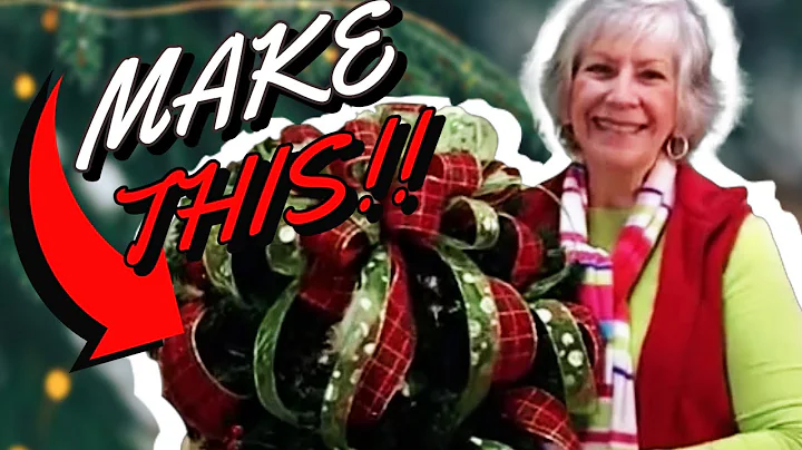 Best Christmas Wreath | How to Two Ribbon Bow for ...