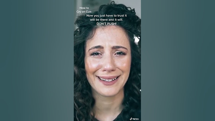 HOW TO CRY ON CUE | ACTING TIPS WITH ELIANA GHEN
