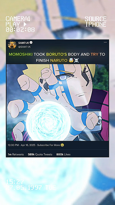 MOMOSHIKI TOOK BORUTO'S BODY AND TRY TO FINISH 7th HOKAGE 🤯☠️