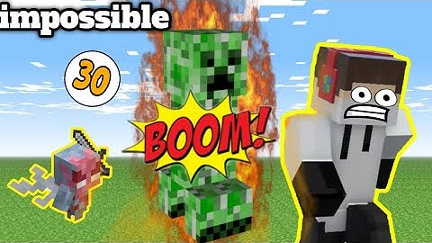 every 30 SECONDS minecraft try to kill me |can i survive?