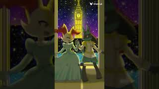 Lucario X Braixen Espero Que Les Gusten La Plantilla