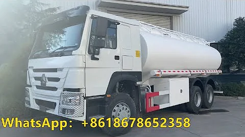 HOWO Fuel Tanker Truck , 6x4 wheels 336 HP SINOTRUK HOWO Fuel Tanker Truck For Sale