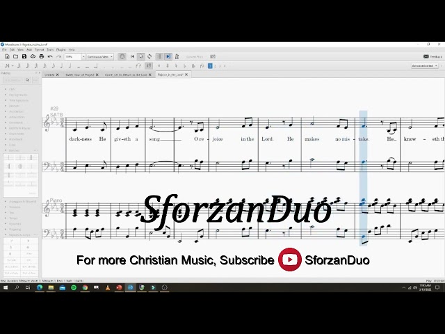 Rejoice in the Lord | SATB with Piano | Choir Piece class=