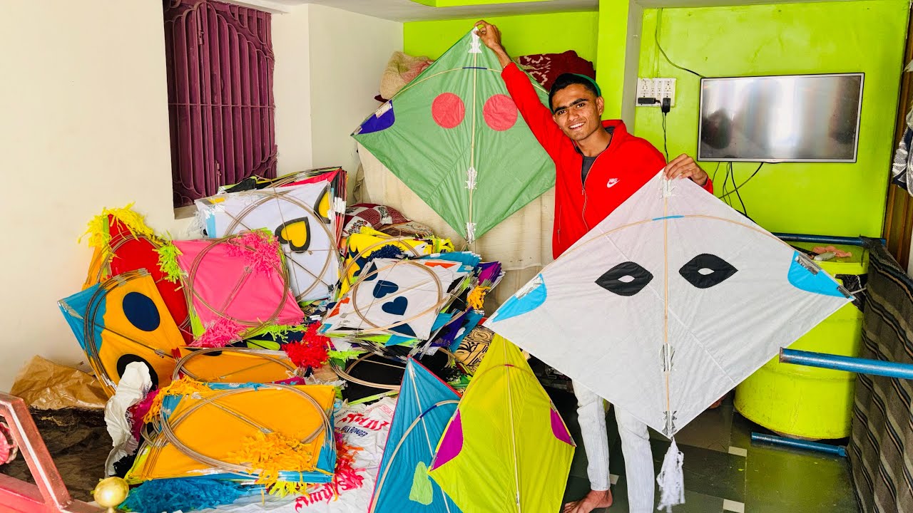 Itni sari patang (kite) kharidli 😍 | dori fake brand ki nikli😡