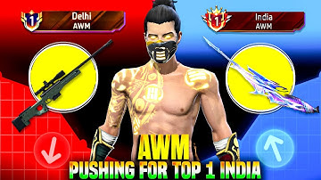 Pushing Top 1 Title In Awm | Free Fire Solo Rank Pushing With Tips And Tricks | Ep-3