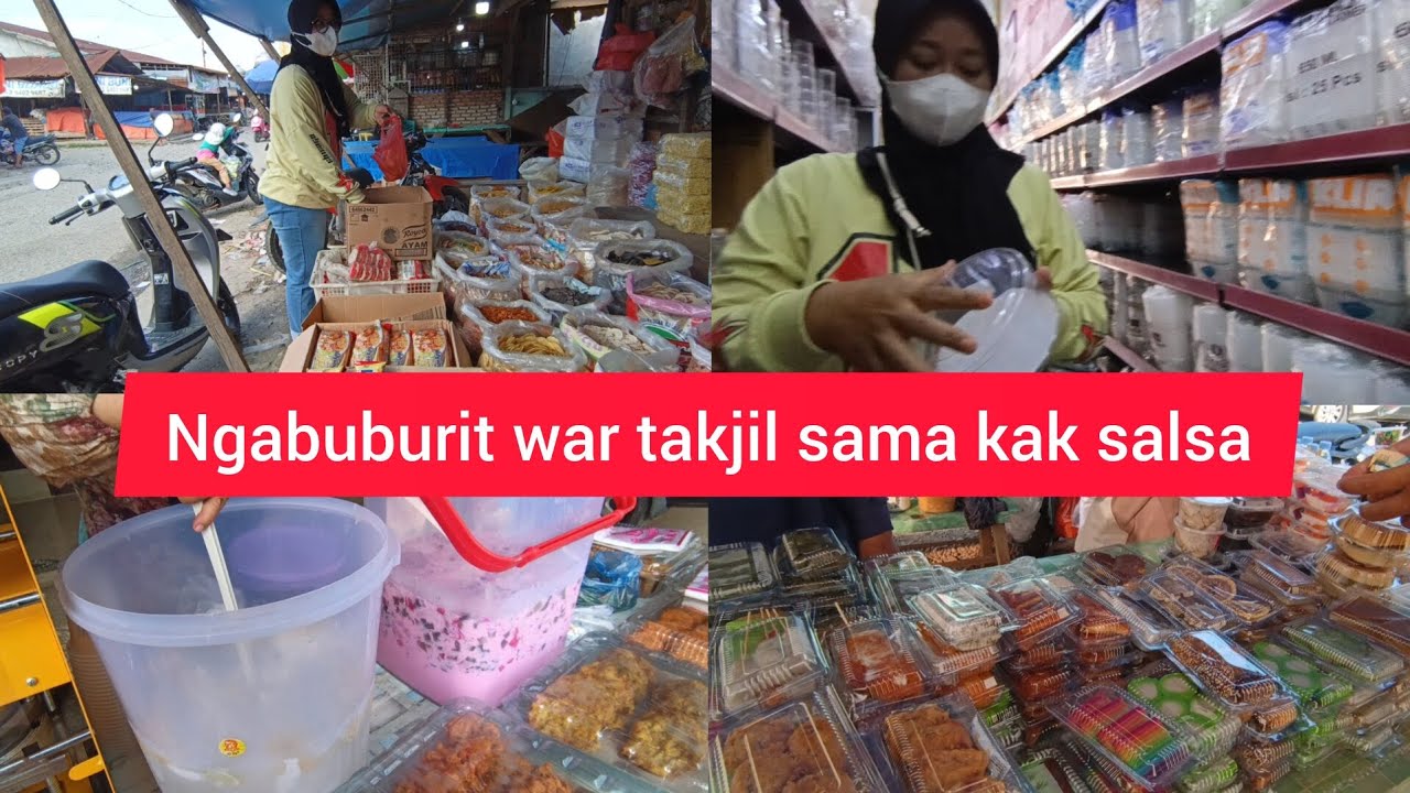 Ngabuburit war takjil sama kak salsa sekalian arah pulang
