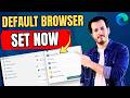 How To Make Microsoft Edge Default Browser in Windows 11 (Set Default Browser Easily)