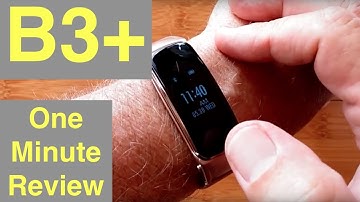 B3 Plus Smart Bracelet / Earphone TalkBand, Blood Pressure, Contacts Calling: One Minute Overview