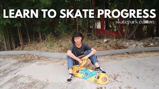 skate progress: loosen my truck, play at abandon skatepark & indoor skatepark