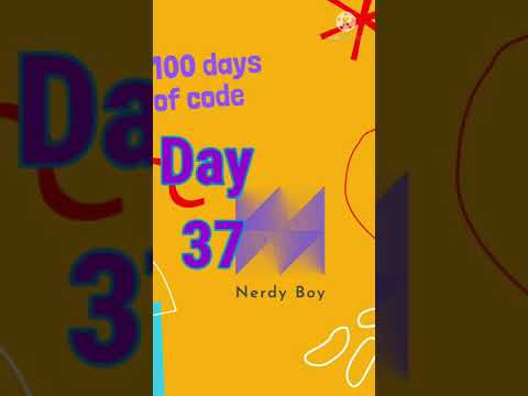 Day 37 of