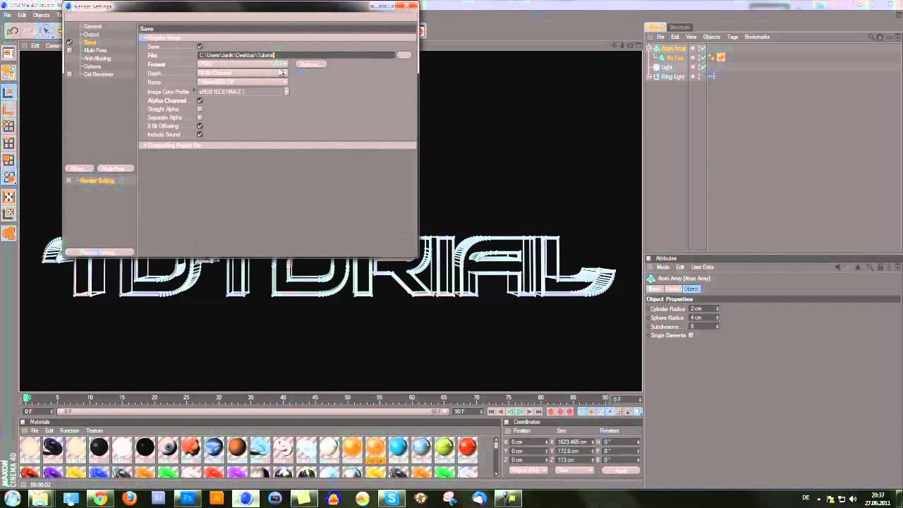 Cinema 4D Tutorial - Wire Effect - YouTube