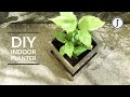 Indoor Concrete Planter &amp; Pot Saucer DIY