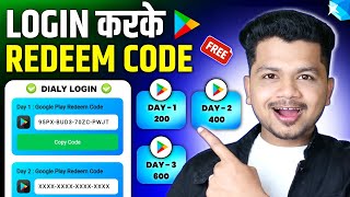 Download Lagu FREE 200 REDEEM CODE INSTANT 🤩 | HOW TO GET FREE GOOGLE PLAY STORE REDEEM CODES | REDEEM CODE APP  MP3