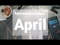 Monatsabschluss April | 🙈 | Finanzen | Übersicht