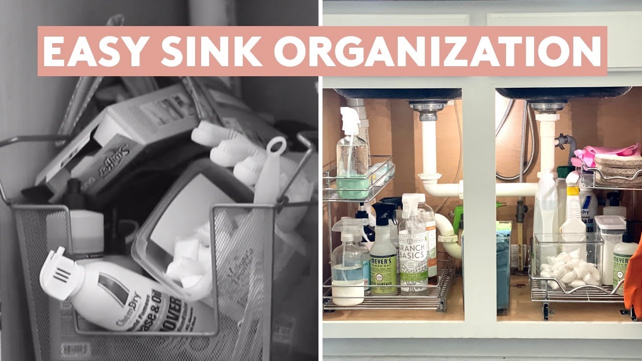 5 Easy Steps to Organize Under Your Kitchen Sink Once and For All -  Practical Perfection