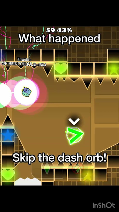 Very fun swag route! (Fun Dance) #geometrydash #gd #shorts