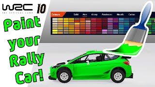 NEW Custom Livery Editor for WRC 10. Create Custom Skins for your In Game WRC Rally Car!