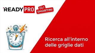 Ricerca all’interno delle griglie dati - Ready Pro