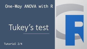One-Way ANOVA R tutorial 2 - Tukey