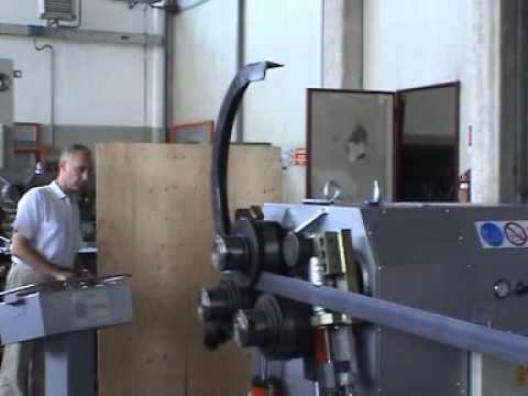 Angle Bending with Profile Bending Machine - YouTube