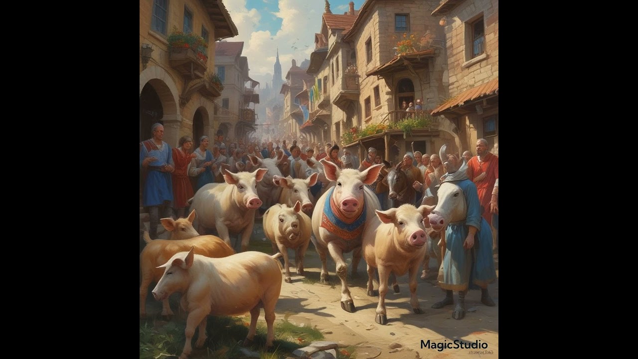 Tagadam Pas Pas - Sarba biturbo de petrecere cu purcelus si magarus