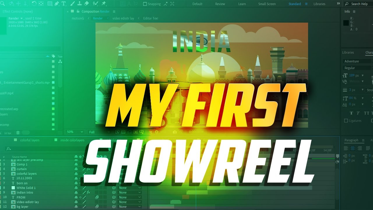 MY FIRST SHOWREEL || Video Editing || Video Editor Portfolio