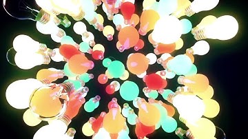 Rotating Sphere From Bulbs Stock Motion Graphics