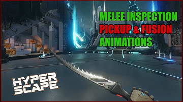 *MORE* Hyper Scape Weapon Animations Season 3 [Melee Inspection, Pickup, & Fusions]