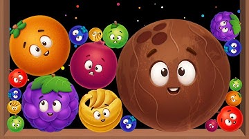 Fruit Merge (Watermelon Game) Android iOS Mobile Puzzle Gameplay. I Want Watermelon, Suika Challenge