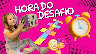 MAITÊ BRINCANDO DE HORA DO DESAFIO/ELA QUASE DESISTIU