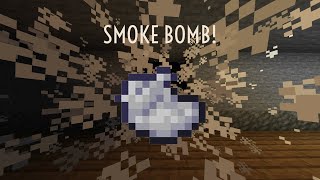 Working Smoke Bomb MCBE!