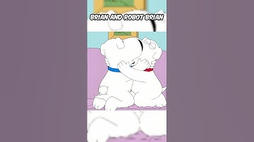 Brian and Robot Brian #shorts #familyguy