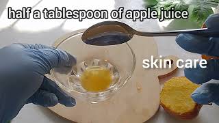 Apple mask for skin whitening Skin whitening face mask face pack for glowing skin homemade