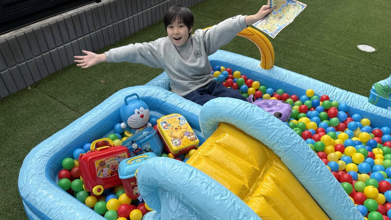 レオくんが宝の地図をつかって宝箱を探してみた！Part6 トイキッズ