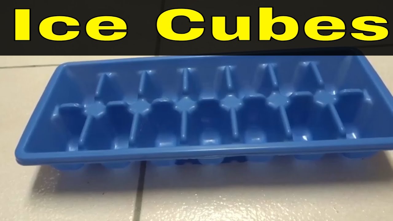 How To Make Ice Cubes With An Ice Cube Tray-Full Tutorial 
