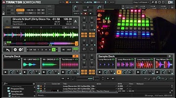 Traktor Sample Deck Custom APC20 Mapping