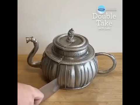 كيك على شكل آنية فخارية أو براد شاي