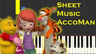 Learn How to Play My Friends Tigger and Pooh Theme Song With This Sheet Music