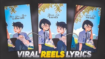 Reels viral 3d moving lyrics status tutorial | Alightmotion | Technical Mahatma