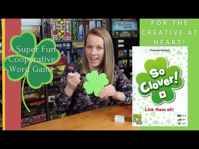 SO CLOVER Rules & Walkthrough  A Cooperative, Word Association