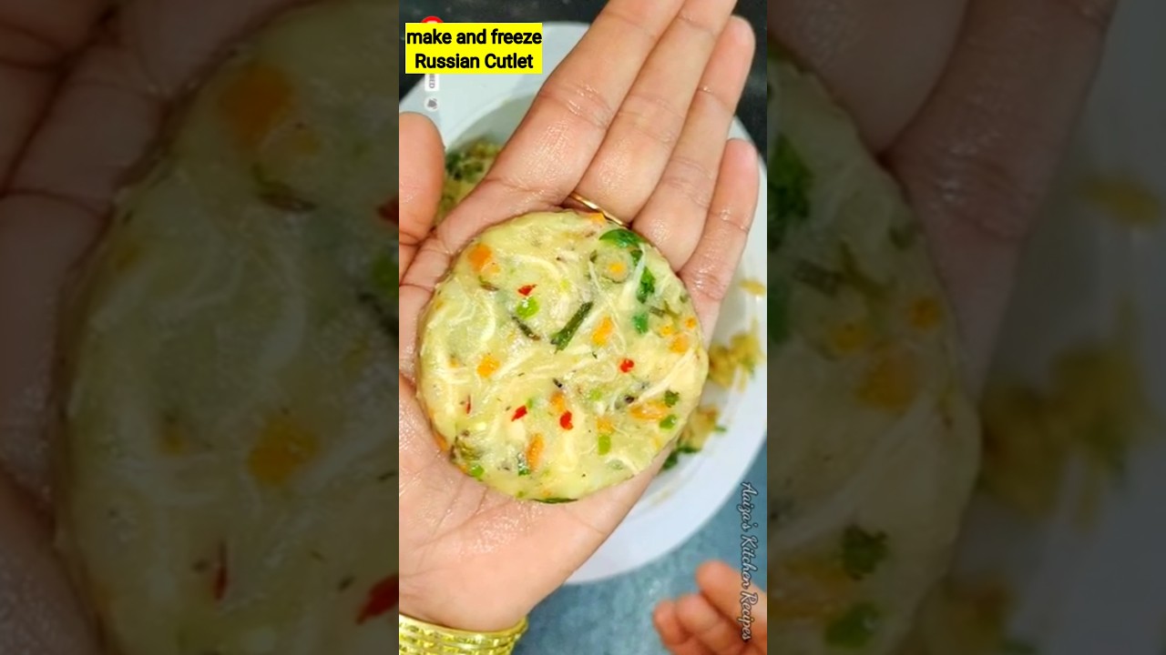 make and freeze Russian Cutlet 