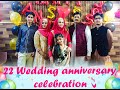 My 22 wedding anniversary celebration suprize party from my kids sadaf beauty world
