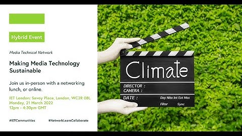 Making Media Technology Sustainable