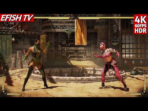 Jade vs Mileena (Hardest AI) - Mortal Kombat 11